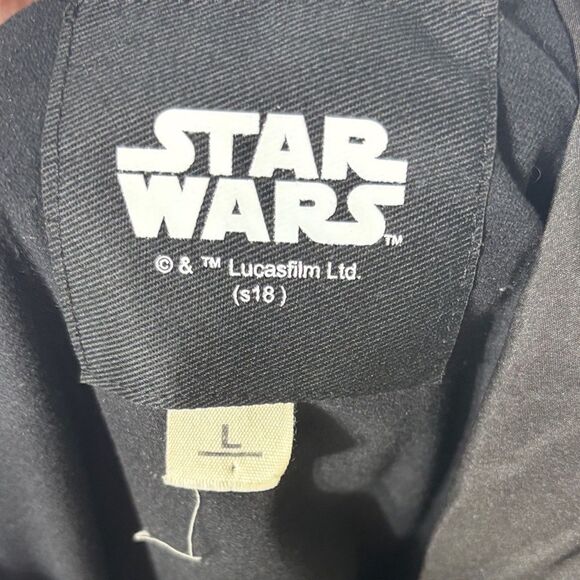 Star Wars men’s large rebel alliance flight jacket windbreaker commando Endor - Picture 3 of 4